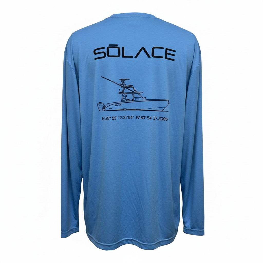 SŌLACE Long Sleeve Performance Shirt - Light Blue