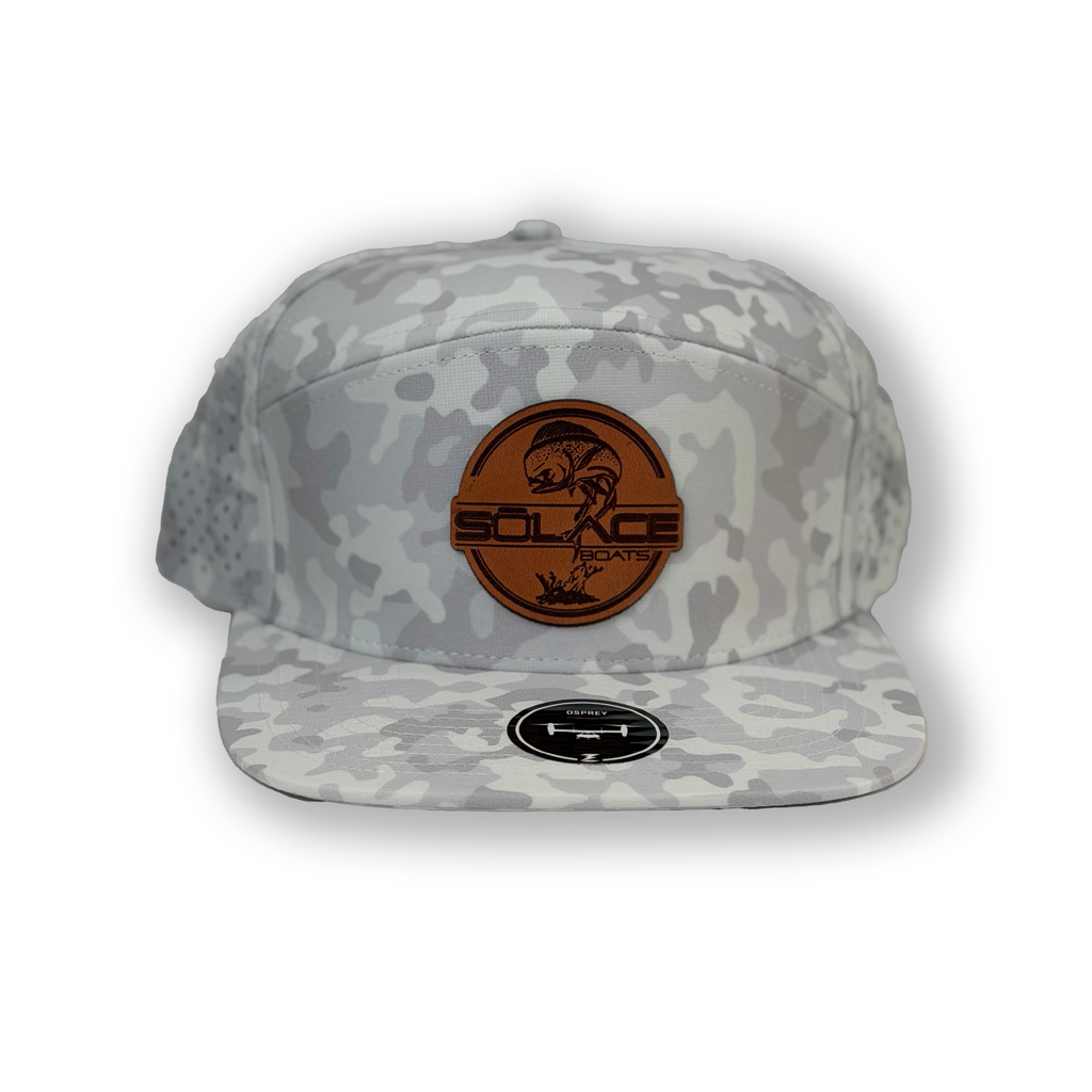 SŌLACE Snapback Hat - White Desert Camo