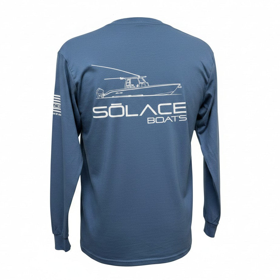 SŌLACE Long Sleeve Shirt - Dusty Blue