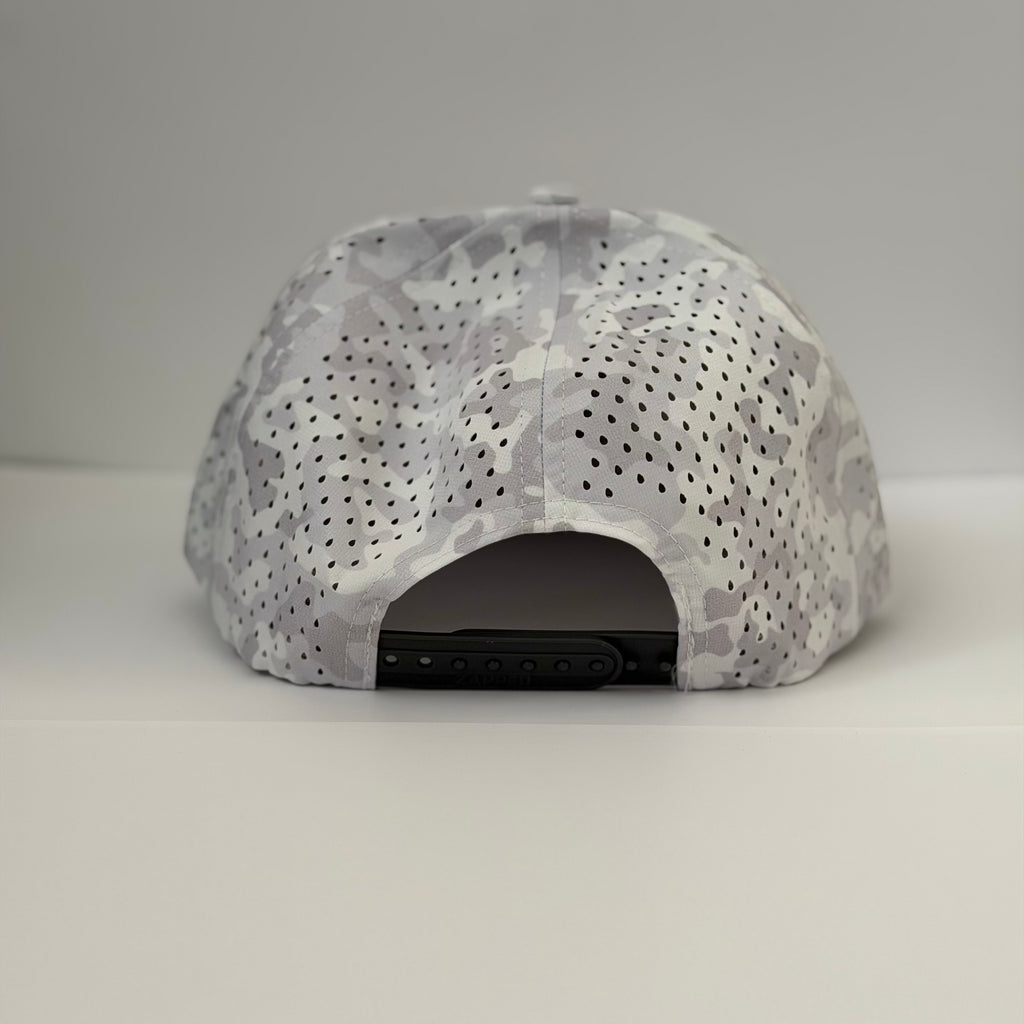SŌLACE Snapback Hat - White Desert Camo