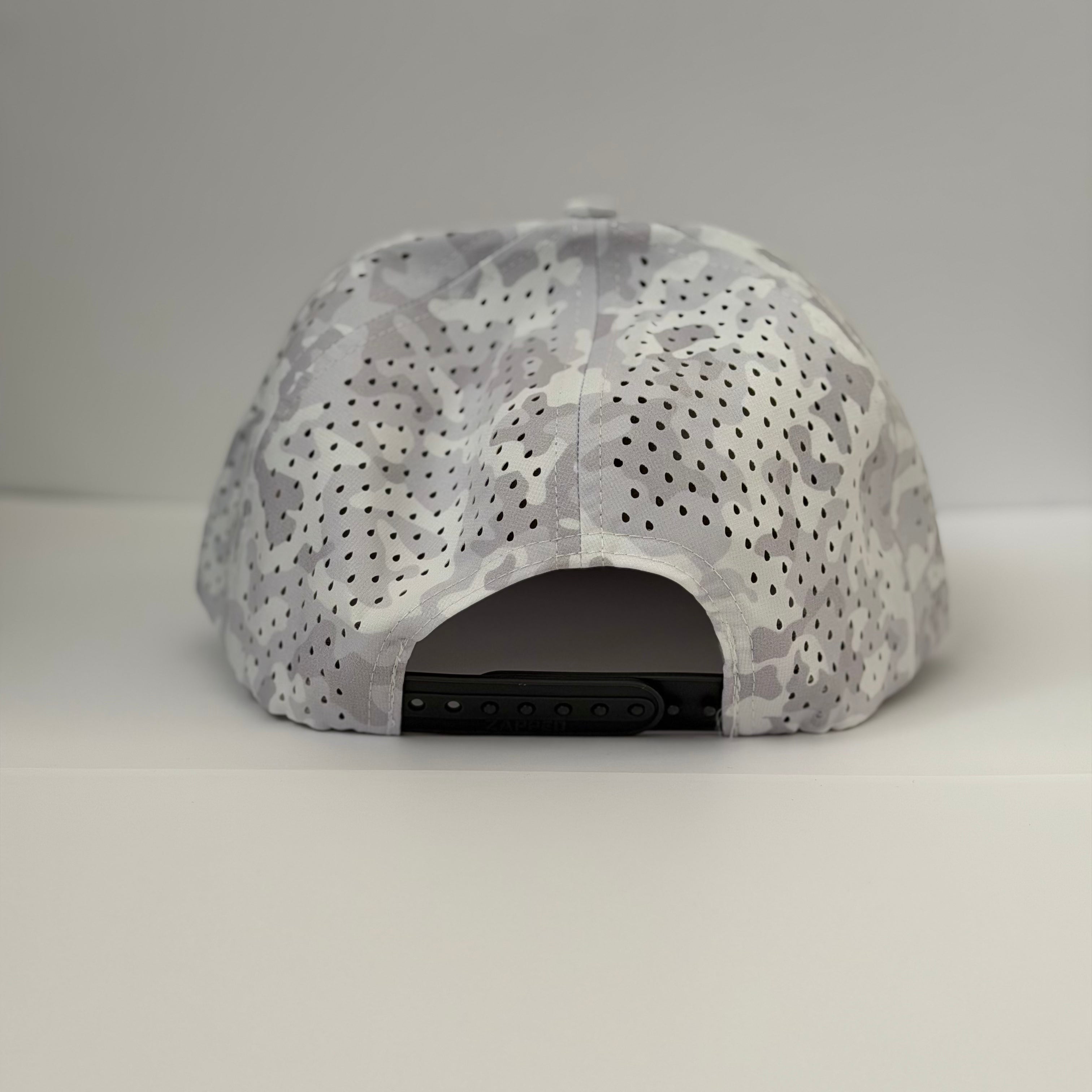 SŌLACE Snapback Hat - White Desert Camo