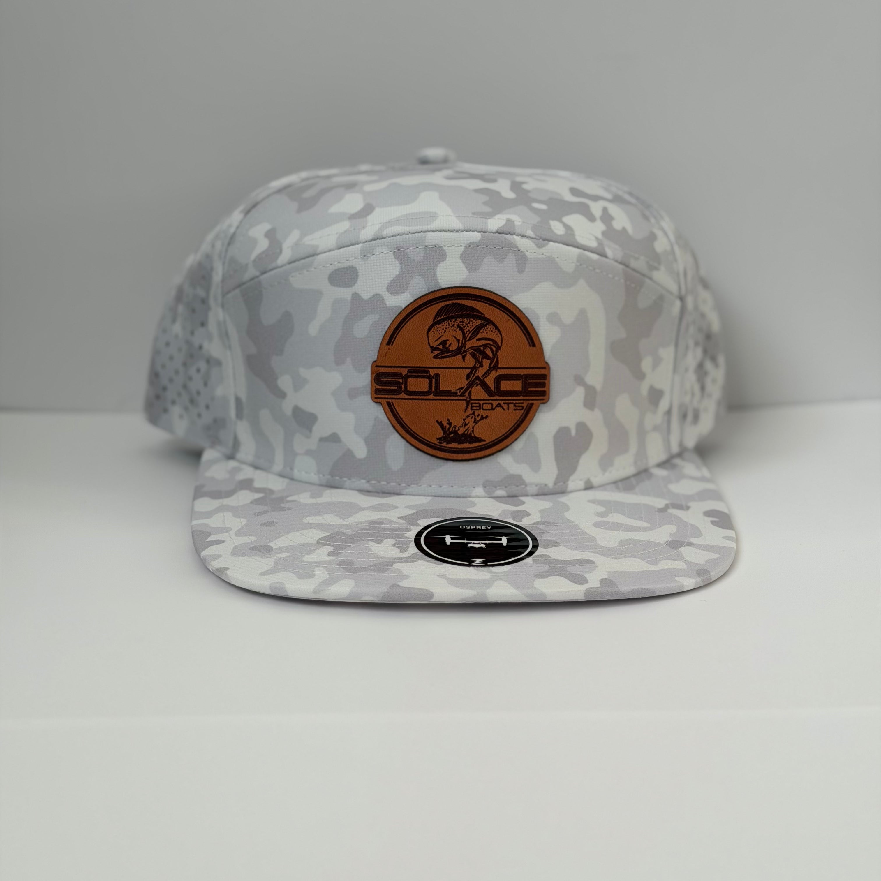SŌLACE Snapback Hat - White Desert Camo