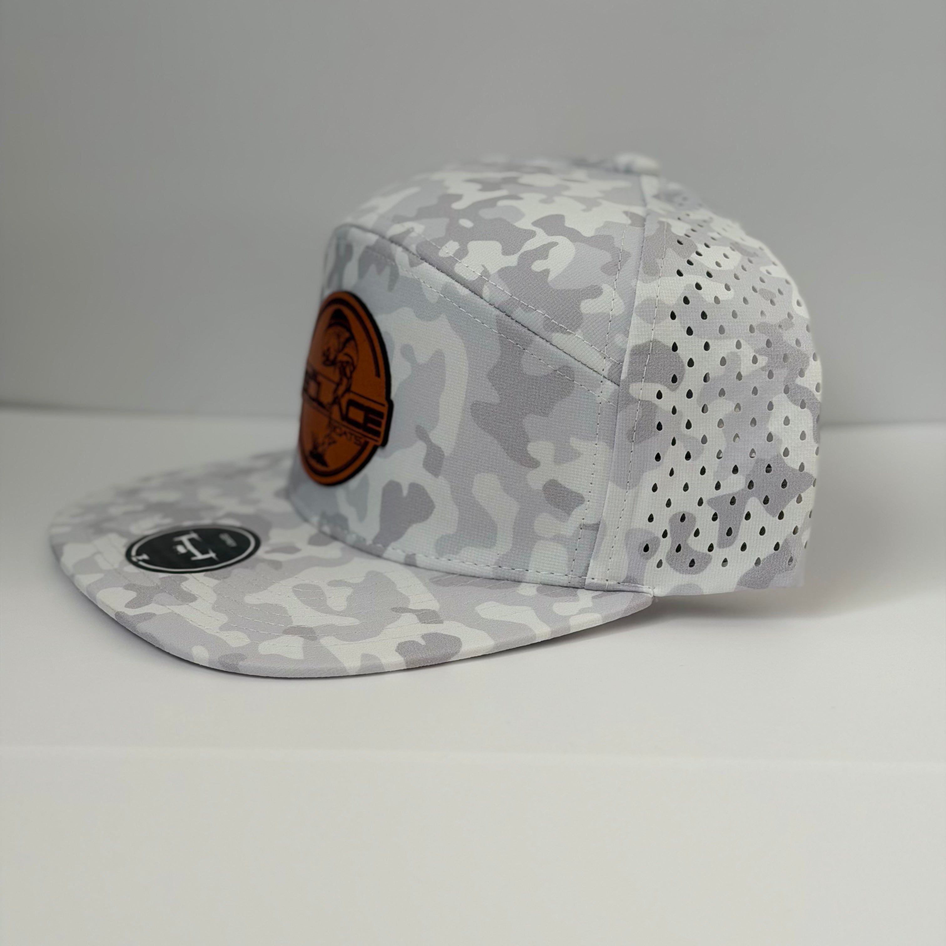 SŌLACE Snapback Hat - White Desert Camo