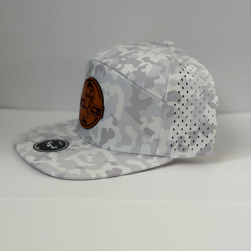 SŌLACE Snapback Hat - White Desert Camo
