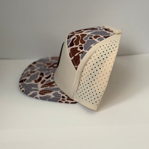 SŌLACE Snapback Hat - Brown Desert Camo