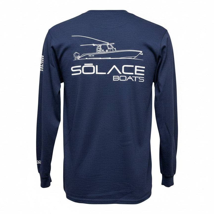SŌLACE Long Sleeve Shirt - Navy