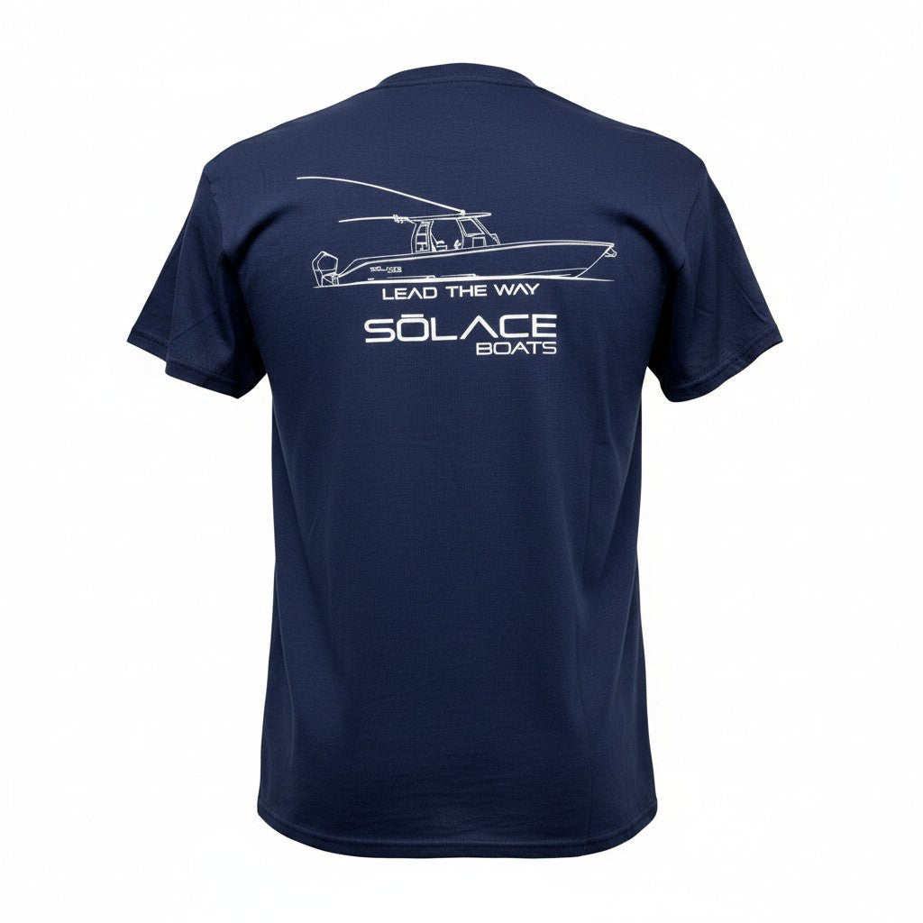 SŌLACE Short Sleeve Shirt - Navy Lead the way